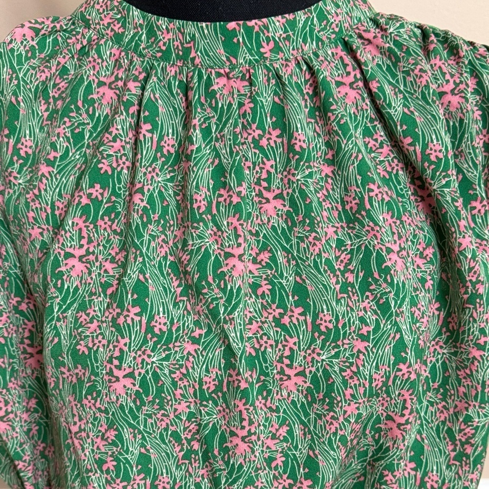 Floral Green Dress - Picture 2 of 13